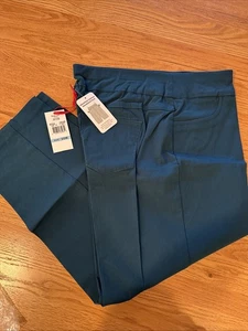 Ruby Rd Pull On Stretch Slimming Contour Waistband Pants Size 20W Dark Teal NEW - Picture 1 of 7
