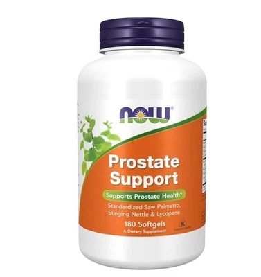 Ahora Soporte de próstata Estandarizado Saw Palmetto, Ortiga Licopeno 90 geles Foto 1 de 2