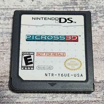 Picross 3D - Nintendo DS Kiosk Demo - Not For Resale - Image 1 of 4