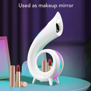 Desktop Smart Speaker Light Dynamic Night Table Lamp Alarm Clock Wake Up RGB CB - Afbeelding 1 van 24