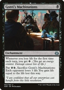 Gonti's Machinations 1x FOIL AER MTG Aether Revolt Uncommon MINT black - Imagen 1 de 1