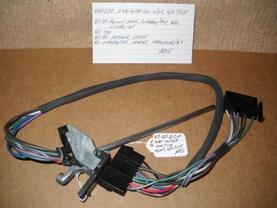 Nuevo de Lote Antiguo Mopar 1984-1985 Dodge Chrysler Plymouth 2 Velocidades Interruptor de Limpiaparabrisas sin Inclinación Foto 1 de 2