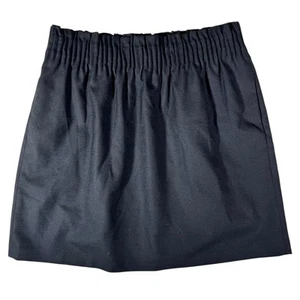J.CREW schwarz Plissee elastische Taille Midi Mid-Rise A-Linie Rock Damengröße 6 - Bild 1 von 24