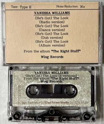 Vanessa Williams - He’s Got The Look Open Cassette Maxi-Single 52nd Street - Image 1 of 4