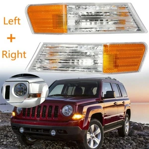 Clear+Yellow Lens Front Left+Right Parking Turn Signal Lamp For Patriot 2007-14 - Picture 1 of 10