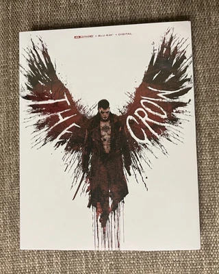 The Crow Steelbook (4K UHD+Blu-ray 2024) w/ Slipcover - No Digital Code - Image 1 of 4
