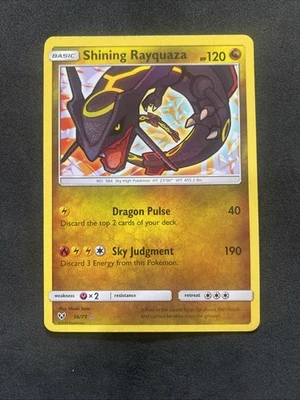 Shining Rayquaza 56/73 Shining Legends Holo - Image 1 of 2