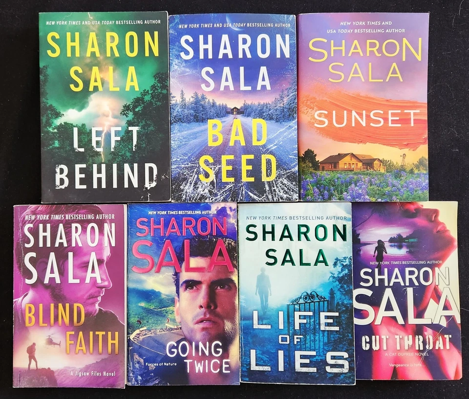 Sharon Sala~Lot 7 PB~2 Jubilee, Kentucky Series~Blind Faith~Going Twice+~LN/VG - Image 1 of 1