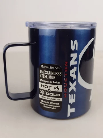 Houston Texans Hype NW Ultra NFL Travel 15oz Stainless Steel Insulated Mug Cover