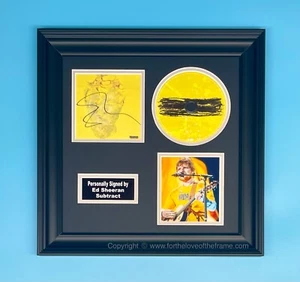 Ed Sheeran Signed Photo Framed & Subtract CD & COA Autograph Memorabilia Poster - Picture 1 of 11