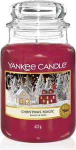 Yankee Candle Scented, Christmas Magic Large Jar, condition used- very good (sli - Picture 1 of 1