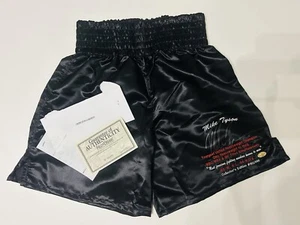 Limited Edition Mike Tyson Signed Shorts 1/500 - Picture 1 of 7