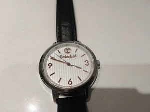 Timberland Mens Watch 15643M With Original Black Leather Strap New Battery. - Picture 1 of 5
