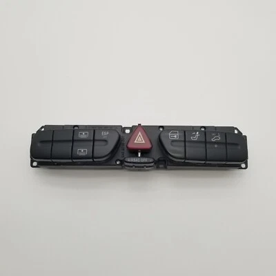 2001 - 2004 Fits Mercedes W209 Clk320 Center Dash Control Switch Unit 2038215258 - Image 1 of 4