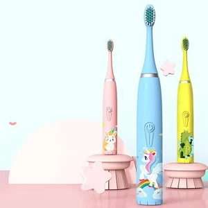 Ultrasonic Vibration Kids Electric Toothbrush For Kids Cute Bunny Pink BEL - Picture 1 of 12
