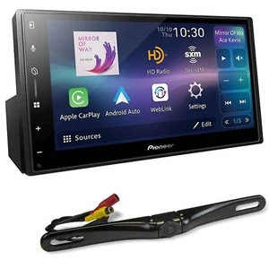Pioneer DMH-W3050NEX Wireless Apple Carplay Ready 6.8" Car Stereo Backup Camera - Picture 1 of 6