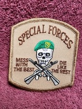 SPECIAL FORCES MESS WITH THE BEST DIL LIKE THE REST MILITARY Embroidery Patch