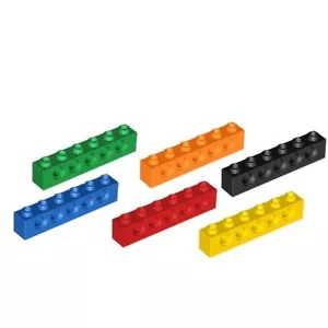Colore a scelta 👀 Lego Part 3894 Technic Mattone 1 x 6 con 5 fori - Foto 1 di 32