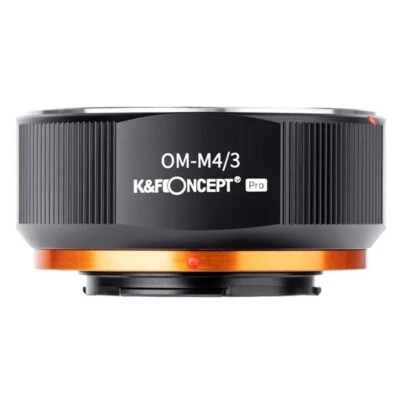 K&F Concept Lens Adapter Pro for Olympus OM Mount Lens to Micro 4/3  Camera GH1 - Image 1 of 4