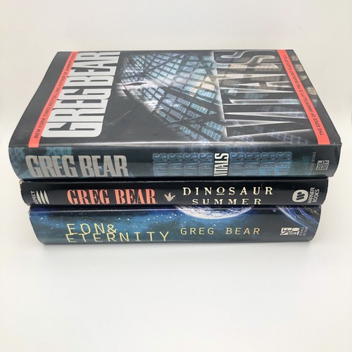 Greg Bear 3 HC First EditiBook Lot EON, Eon & Eternity, Vitals