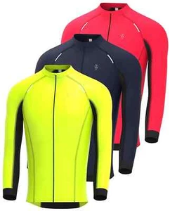 Herren Langarm Fahrradjacke - Thermo & Winddicht für kühles Wetter - Bild 1 von 16