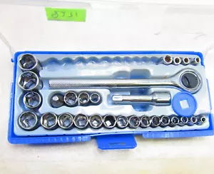 3/8" drive socket set with 1/4" adaptor & sockets, Metric & SAE - Picture 1 of 4