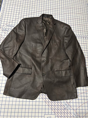Cappotto sportivo uomo Michael Kors uomo marrone ecopelle taglia 42R us intime ottimeioni