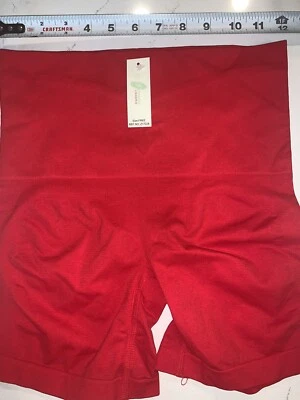 Femina High Waist Control Butt Shaper FREE SIZE WORK OUT FITNESS SPANDEX  RED ❤ - Image 1 of 4