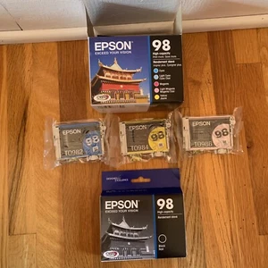 Printer Ink Epson 98 Epson Ink Epson Printer Ink T098920 T0982 T0984 T0986 - Afbeelding 1 van 8