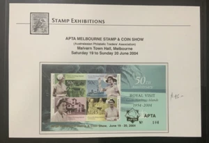 AUSTRALIA 2004 COCOS M/S APTA OVERPRINT Perfect MUH - Bild 1 von 1