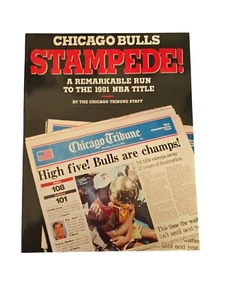 Chicago Bulls Stampede / Tribune Remarkable Run To The 1991 NBA Title M. Jordan - Picture 1 of 3