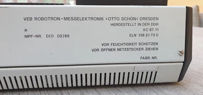 DDR Robotron KC 87 Kleincomputer VINTAGE PC Klassiker 80er Jahre extrem selten - Bild 1 von 4