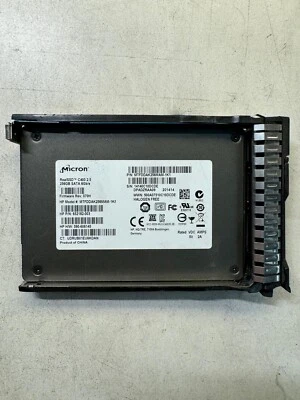 HP 652182-003 C400 MTFDDAK256MAM-1K1 256GB  6Gbps SATA 2.5" SSD - Image 1 of 4