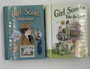 Vintage Girl Scouts "Take the Lead!" & "Beginnings" Collectible Tin 1980's era - Picture 1 of 4