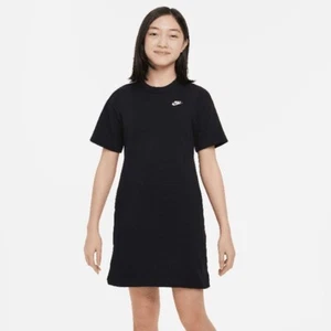 Nike Girl's Sportswear T-Shirt Dress, Medium, Black - Picture 1 of 1
