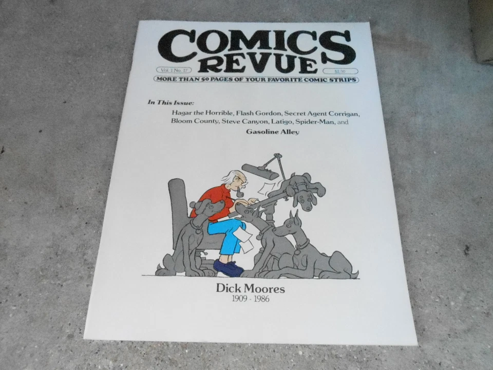 1986 #17 COMICS REVUE comic strip magazine (UNREAD - NO LABEL ) DICK MOORES - Image 1 of 1