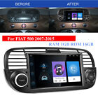 7'' Android 11 Car Radio Stereo Navi Player Gps Wifi Fm For Fiat 500 2007-2015