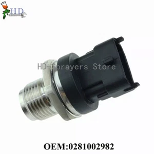 Fuel Rail High Pressure Sensor 0281002982 For 2014 For RAM 1500/3.0L/V6 Diesel - Picture 1 of 5