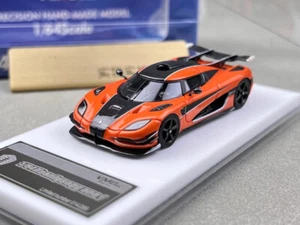 VMB 1:64 Orange Agera One 1 Super Racing Sports Model Diecast Resin Car Gift - Picture 1 of 9