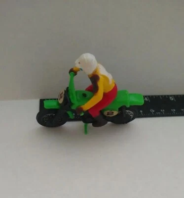 Unbranded Dirt Bike Motorcycle Green w/Removable Rider - #2  - Image 1 of 4