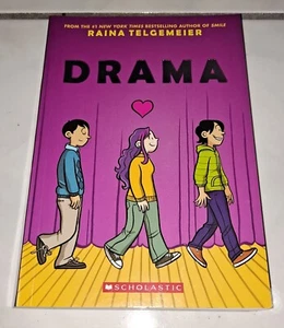 Drama by Raina Telgemeier (2012, Trade Paperback) Excellent Condition - Imagen 1 de 4