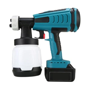 18V Cordless Paint Spray Gun High Pressure Paint Sprayer 4000mAh Battery+Charger - Picture 1 of 7