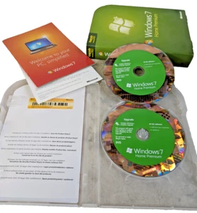 Microsoft Windows 7 Home Premium Upgrade for Vista (32 & 64 Bit Discs) W/ Key - Picture 1 of 3