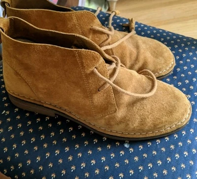 Botas Chukka Hush Puppies Para Mujer Cyra Catelyn Marrón Gamuza Encaje al Tobillo Talla 8.5 M Foto 1 de 4