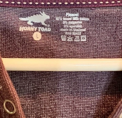 Horny Toad Maroon/Deep Purple Athletic Hooded Long Sleeve Women Large - Image 1 of 3