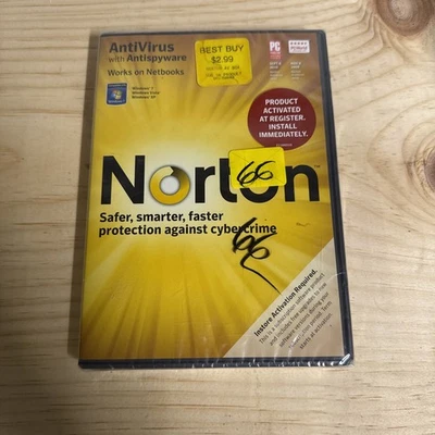 Norton Antivirus Antispyware Seguridad en Internet Windows 7 Vista XP Nuevo Precintado Foto 1 de 4