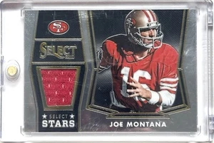 2014 Panini Select Stars Jerseys Joe Montana Game worn Patch /199 SF 49ers - Picture 1 of 3