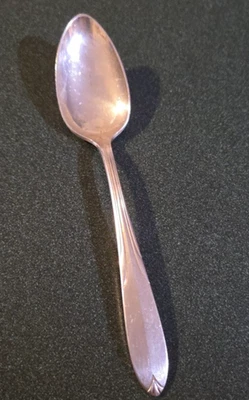 Obertura de cuchara de plata esterlina National Silver Co 6" 25,97 g peso de chatarra Foto 1 de 4