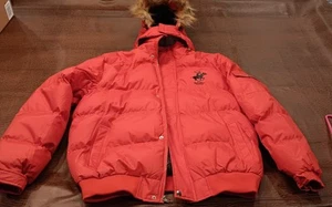 Beverly Hills Polo Club Womans Jacket SMALL Beautiful Orange - Picture 1 of 11
