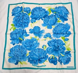 Hermes, Blumenmuster, Seidentuch, Carre90 M1_1114 - Bild 1 von 2